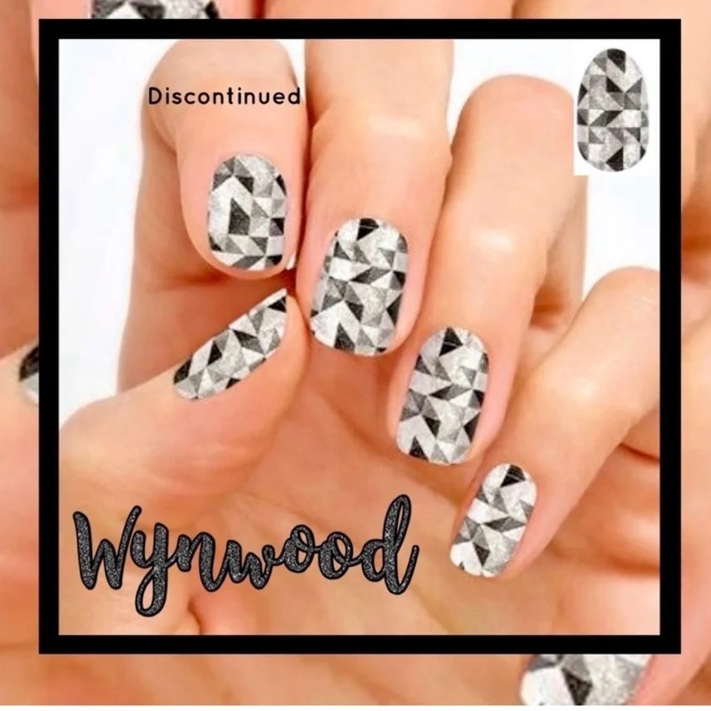 Color Street WYNWOOD-RETIRED ‼️ RARE Glitter Geometric